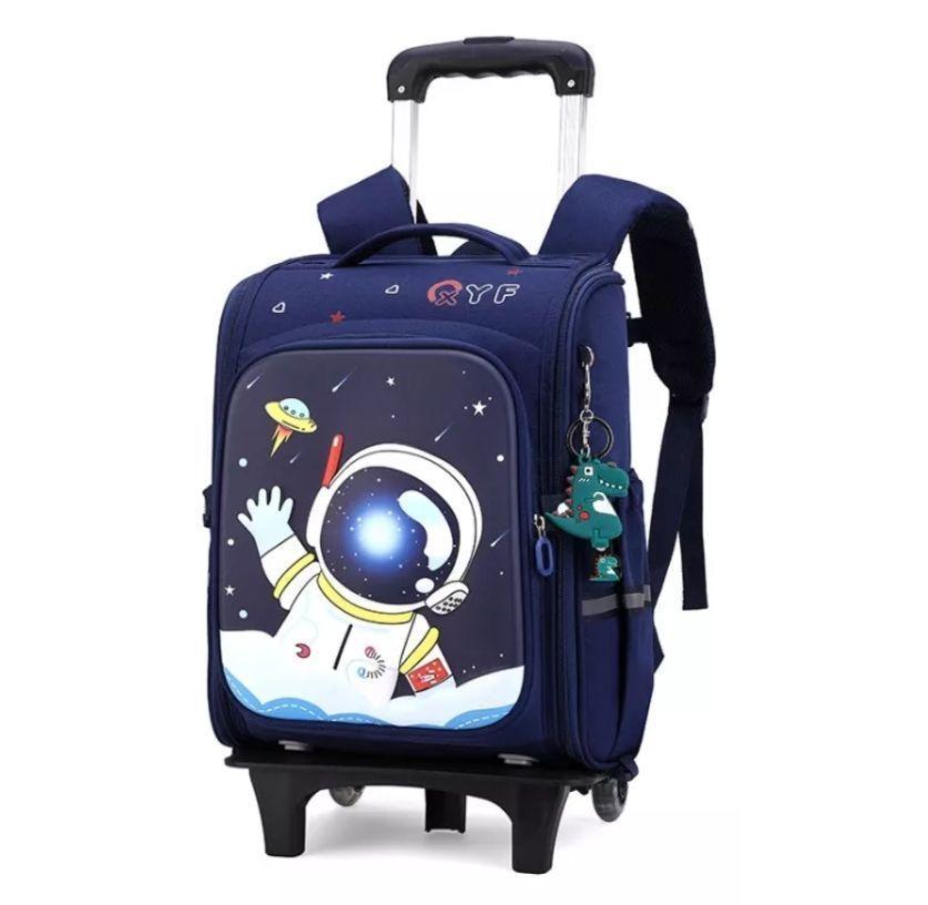 Mochila Escolar Homer Outdoor Con Ruedas Y Compart Notebook-0