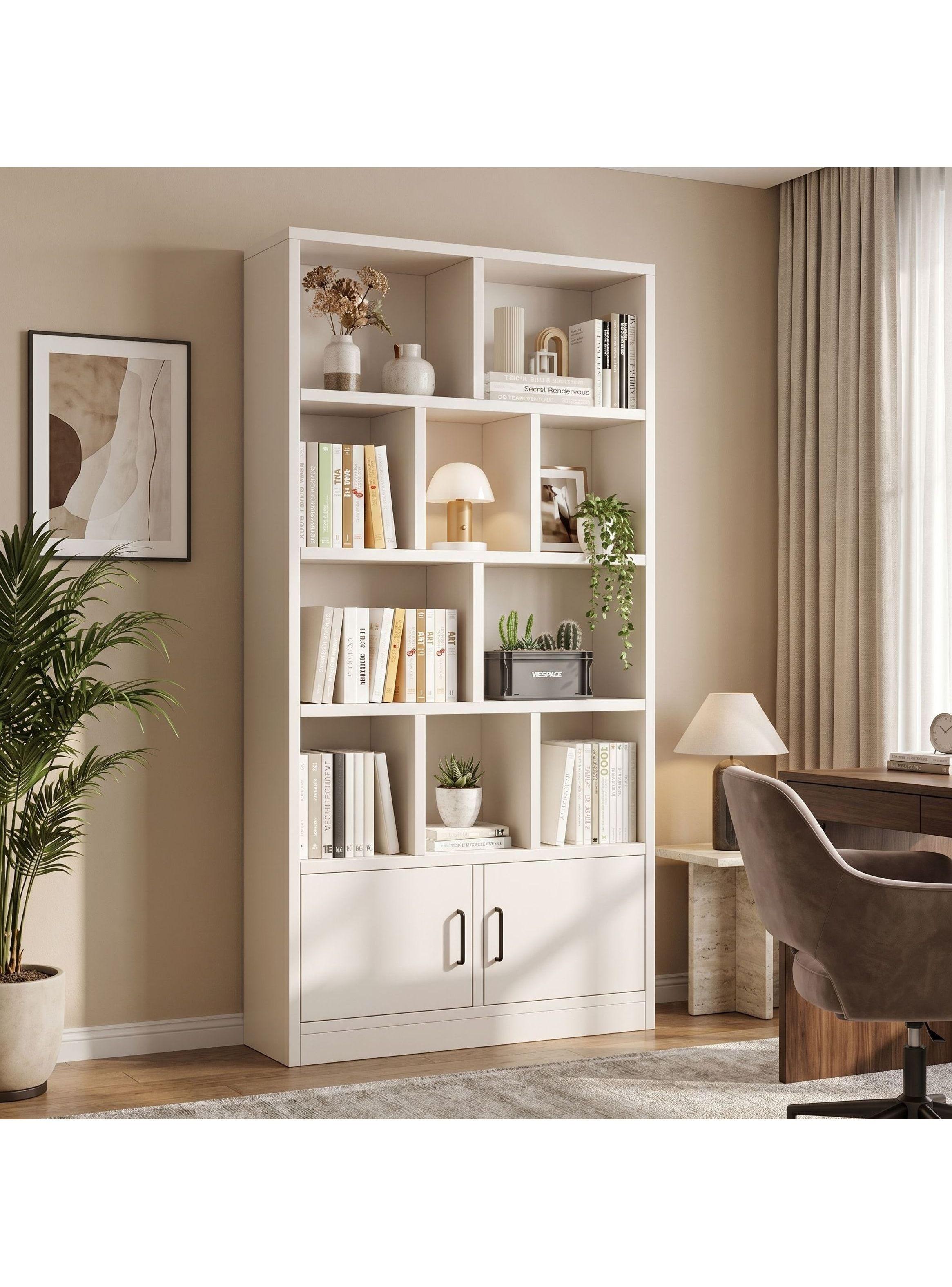 Estante Repisa Para Libros Decoración Combinable 80de Ancho Blanco-0