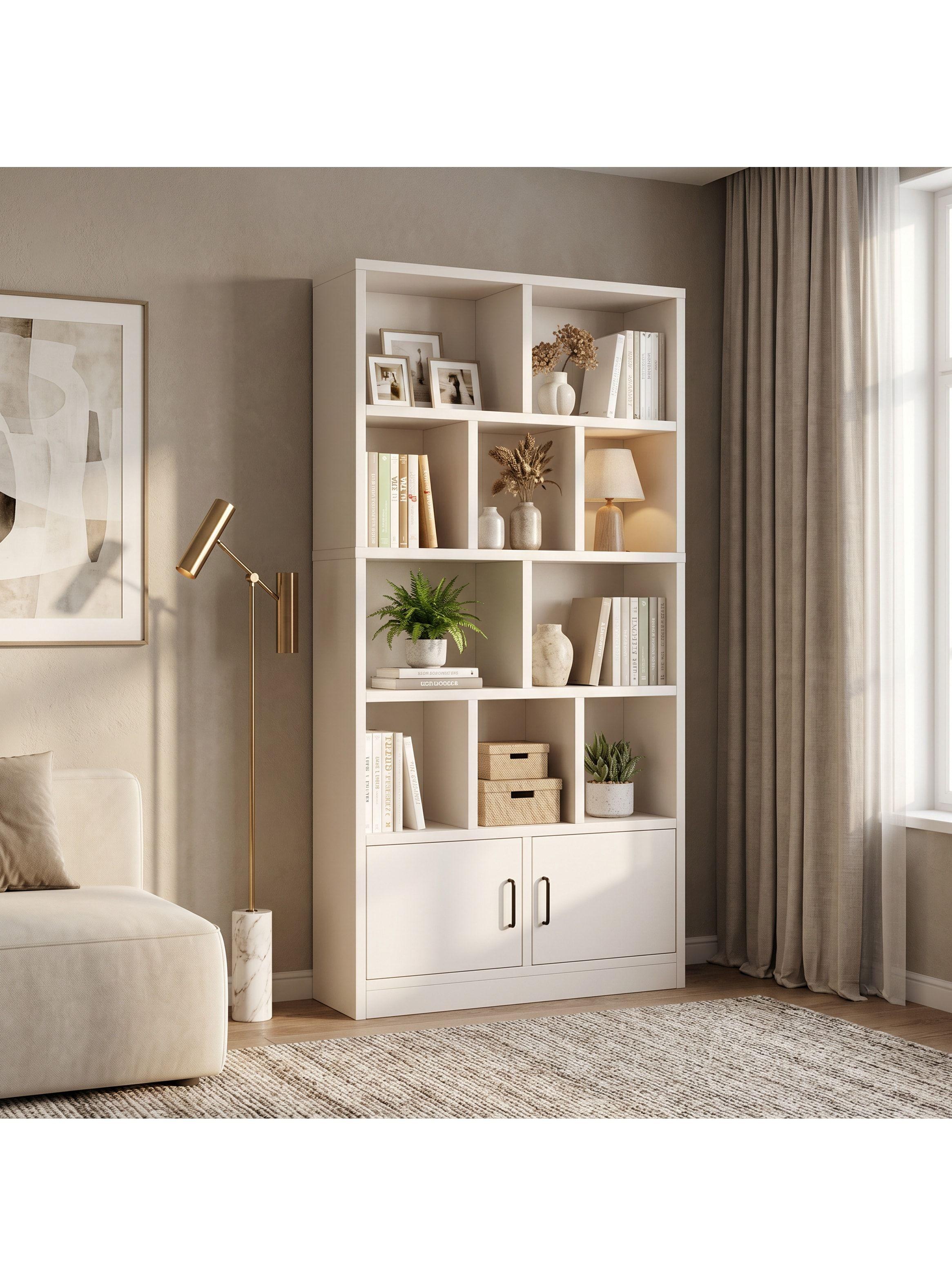 Estante Repisa Para Libros Decoración Combinable 80de Ancho Blanco-4