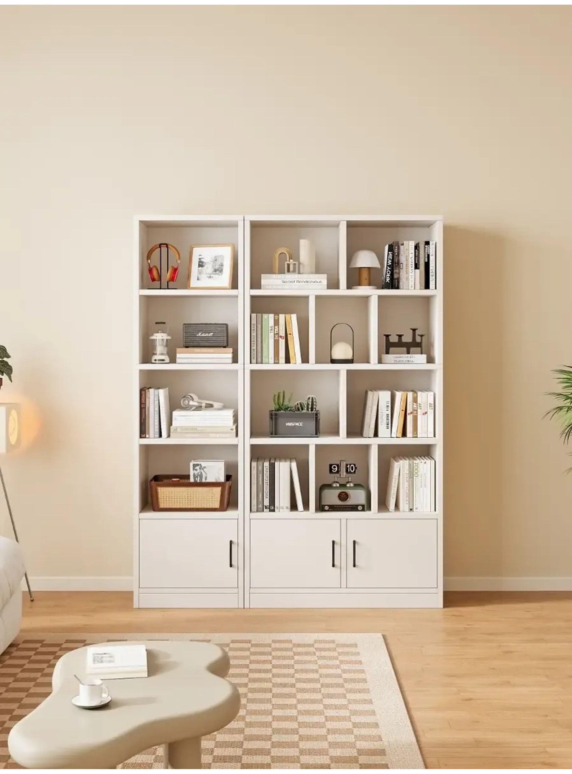 Estante Repisa Para Libros Decoración Combinable 80de Ancho Blanco-9