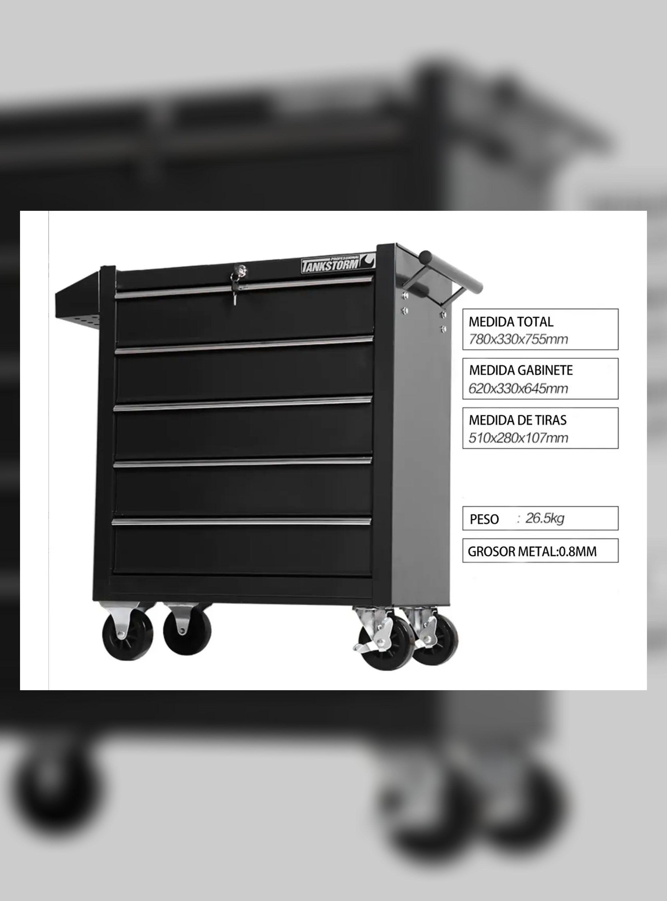 Carro Gabinete Para Herramientas Con Repisa Y Organizacion-5