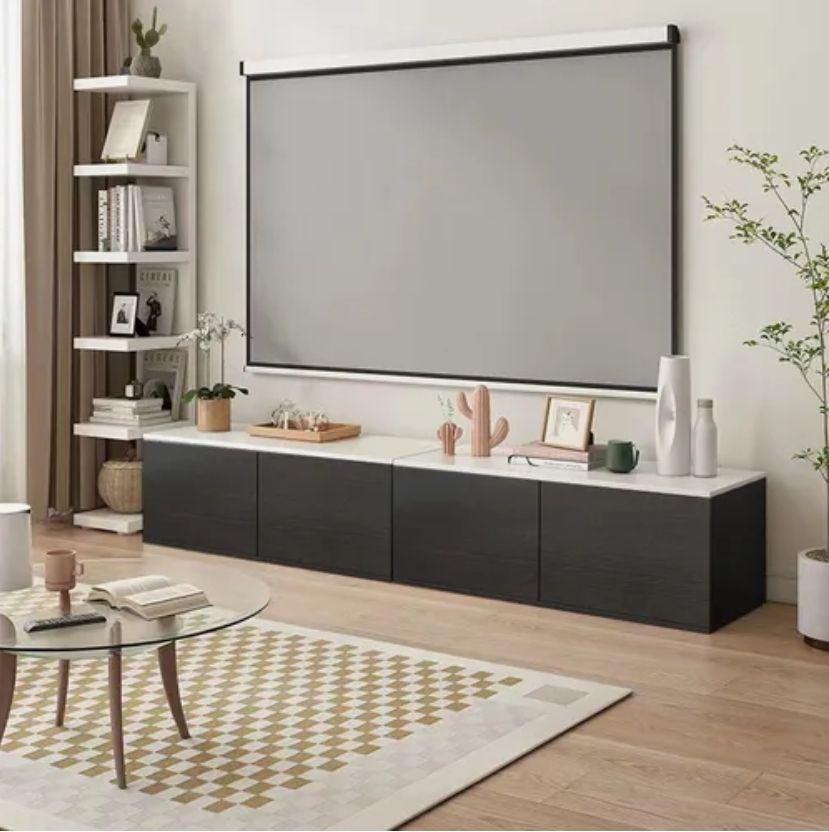 Rack Tv 80x40x30cm 2 Puerta Melamina Combinable Por Varios-1