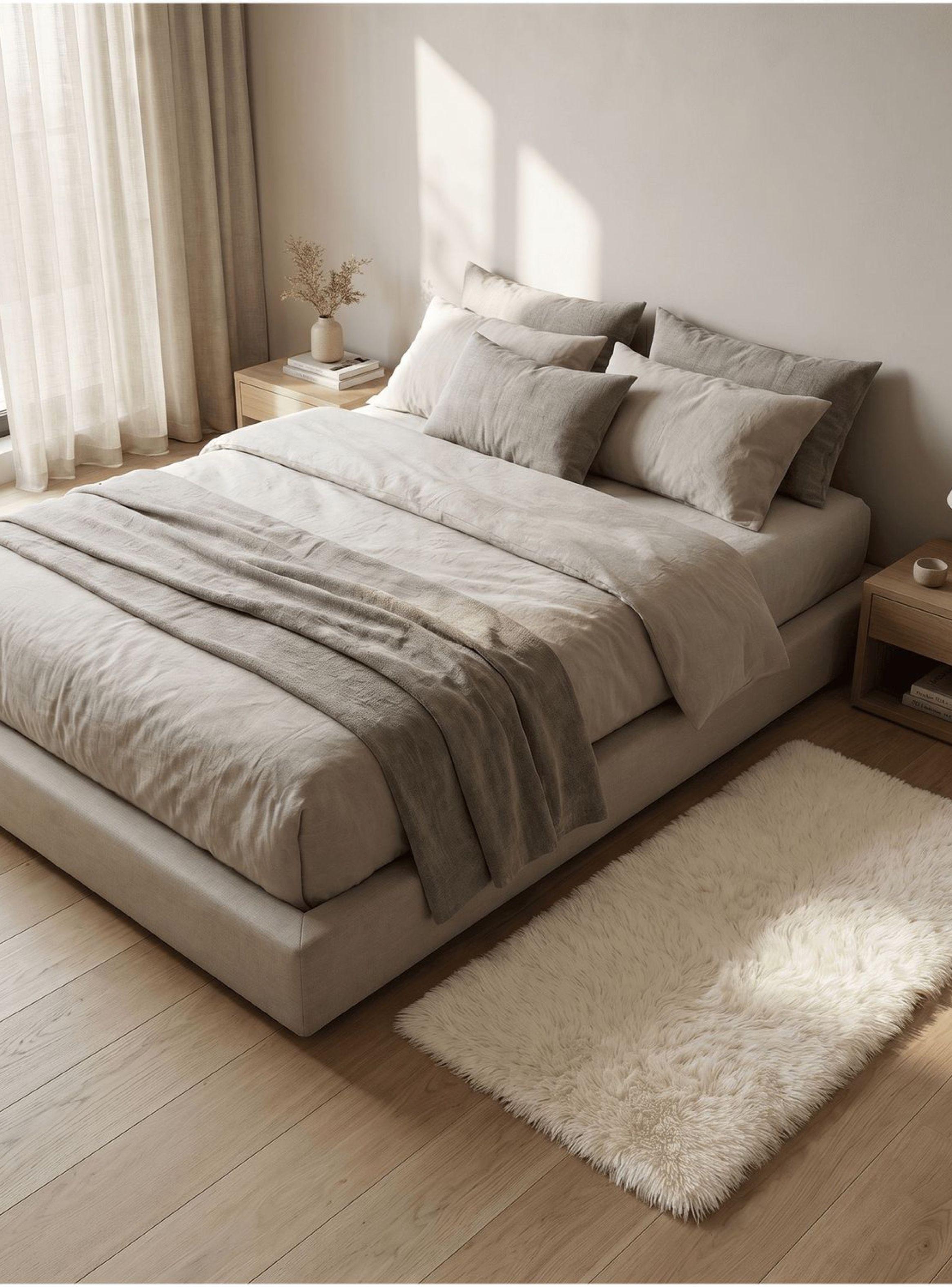 Alfombra 120x160cm Peluda Super Suave para living homer design ZR 120x160 blanco-4