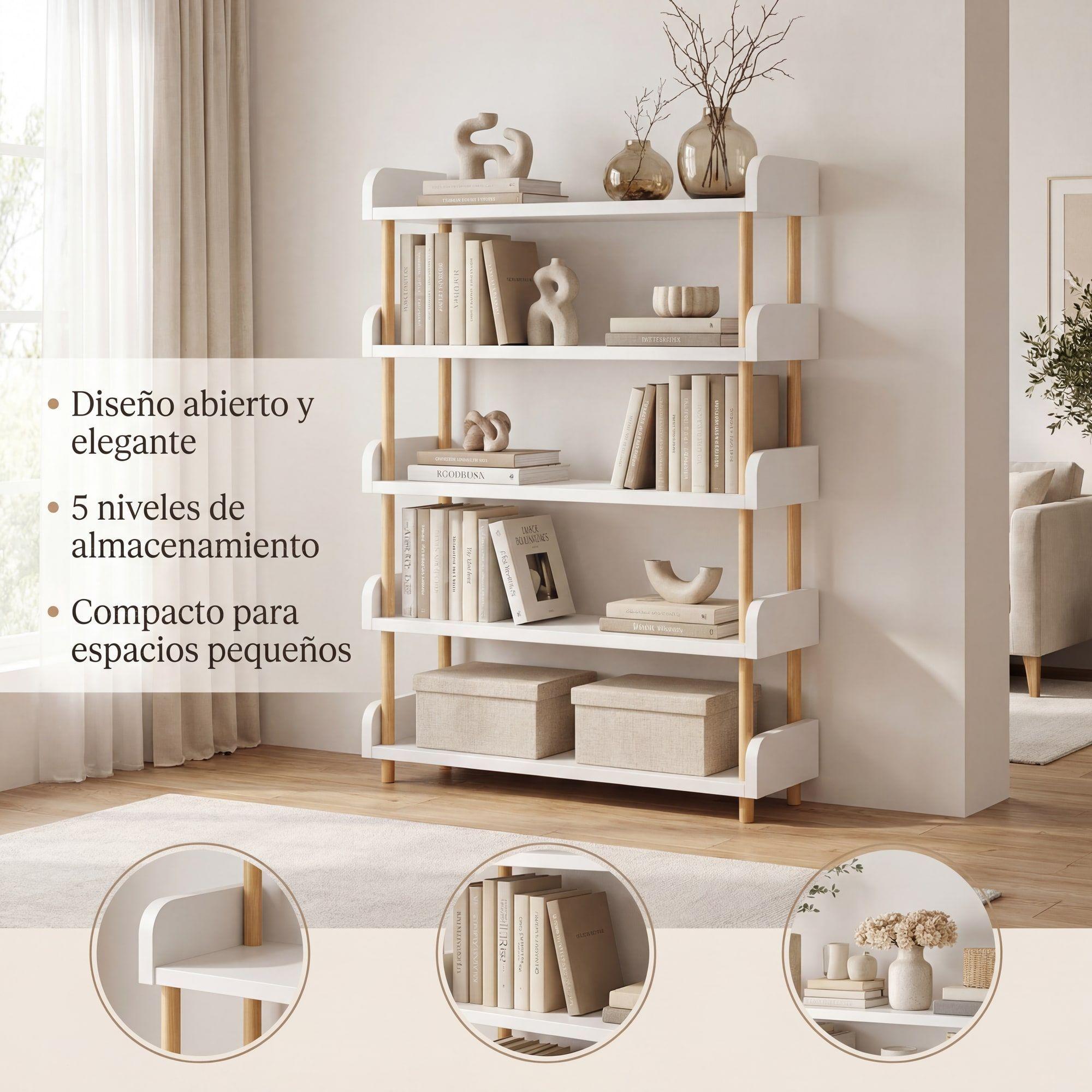 Organizador Libro Para Living Dormitorio Multifuncional-3