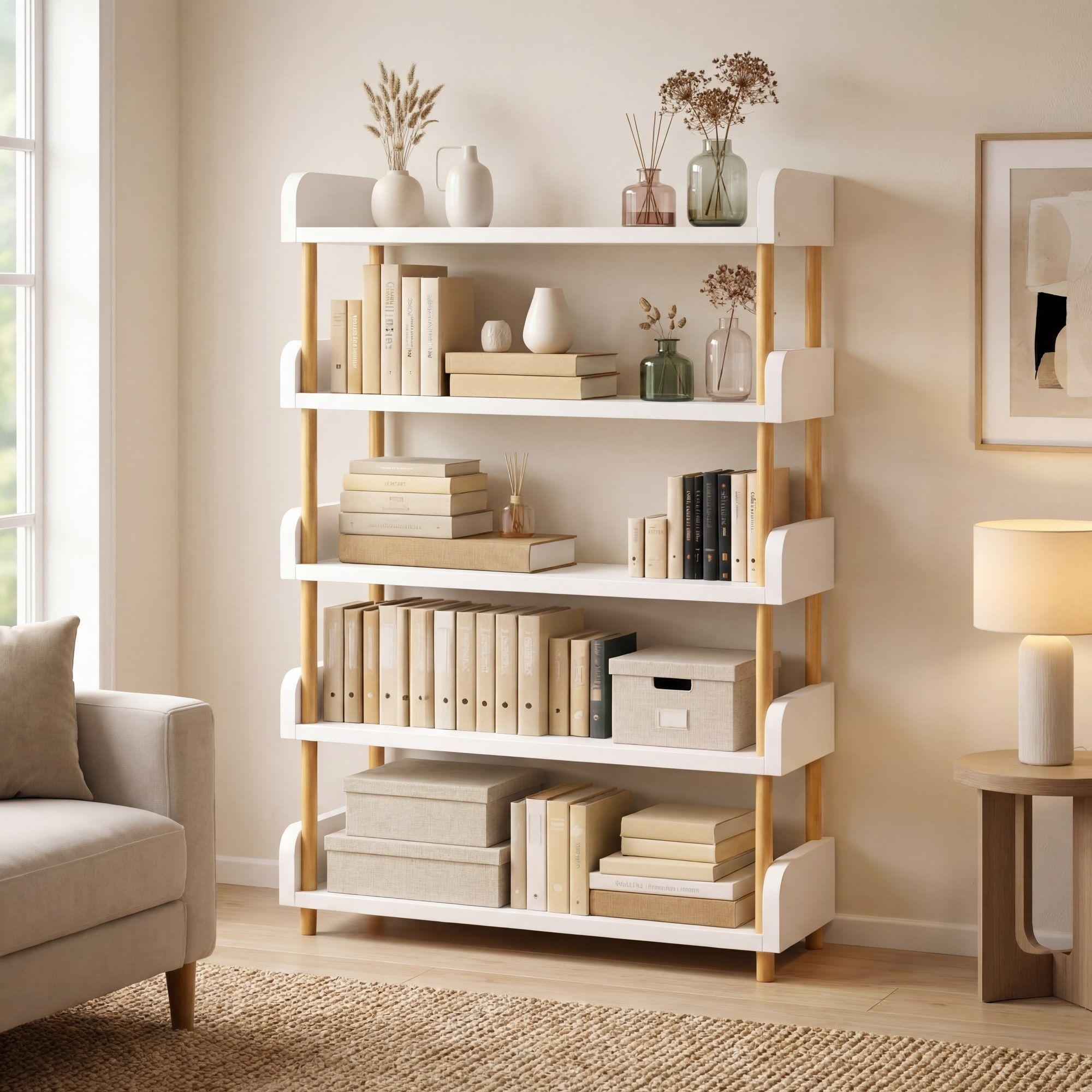 Organizador Libro Para Living Dormitorio Multifuncional-4