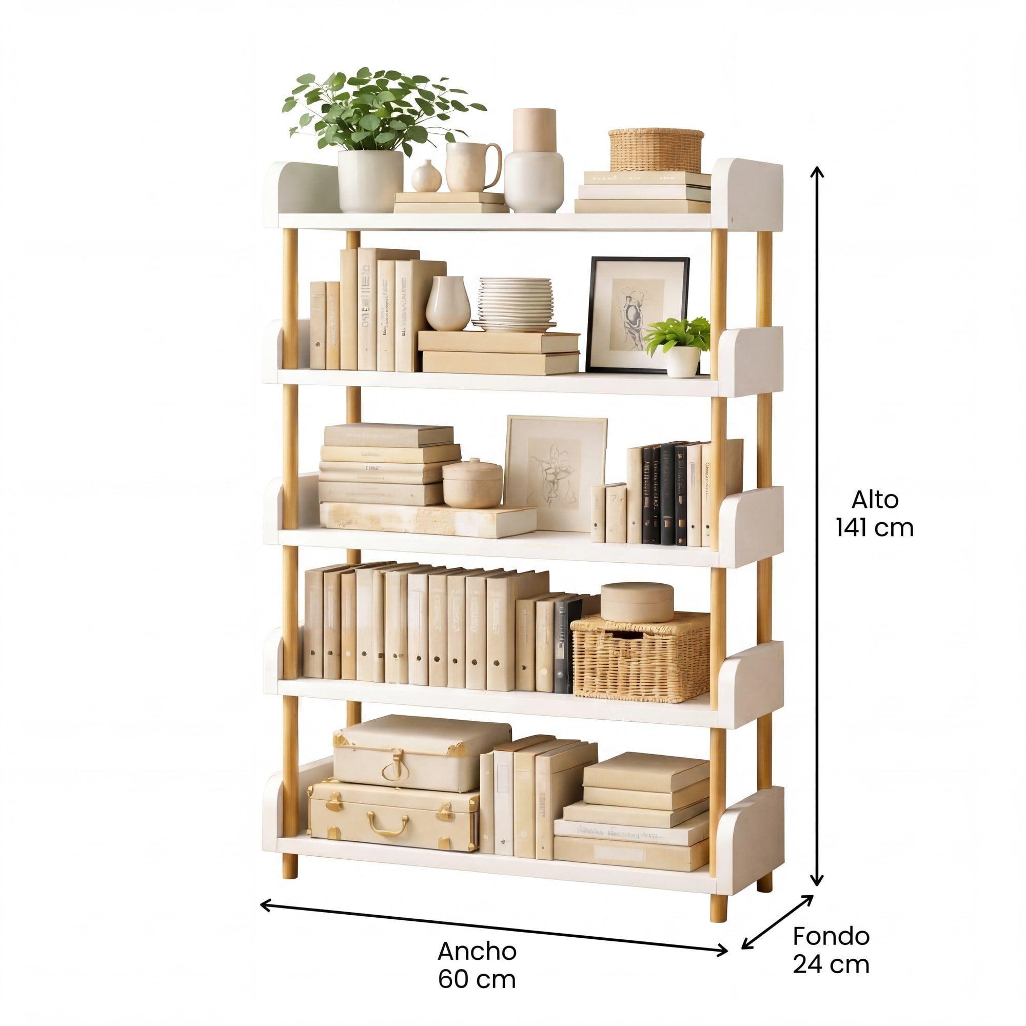 Organizador Libro Para Living Dormitorio Multifuncional-5