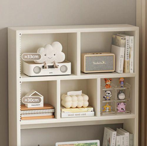 Escritorio Moderno Con Organizador 80x50x170cm Para Oficina Blanco-4