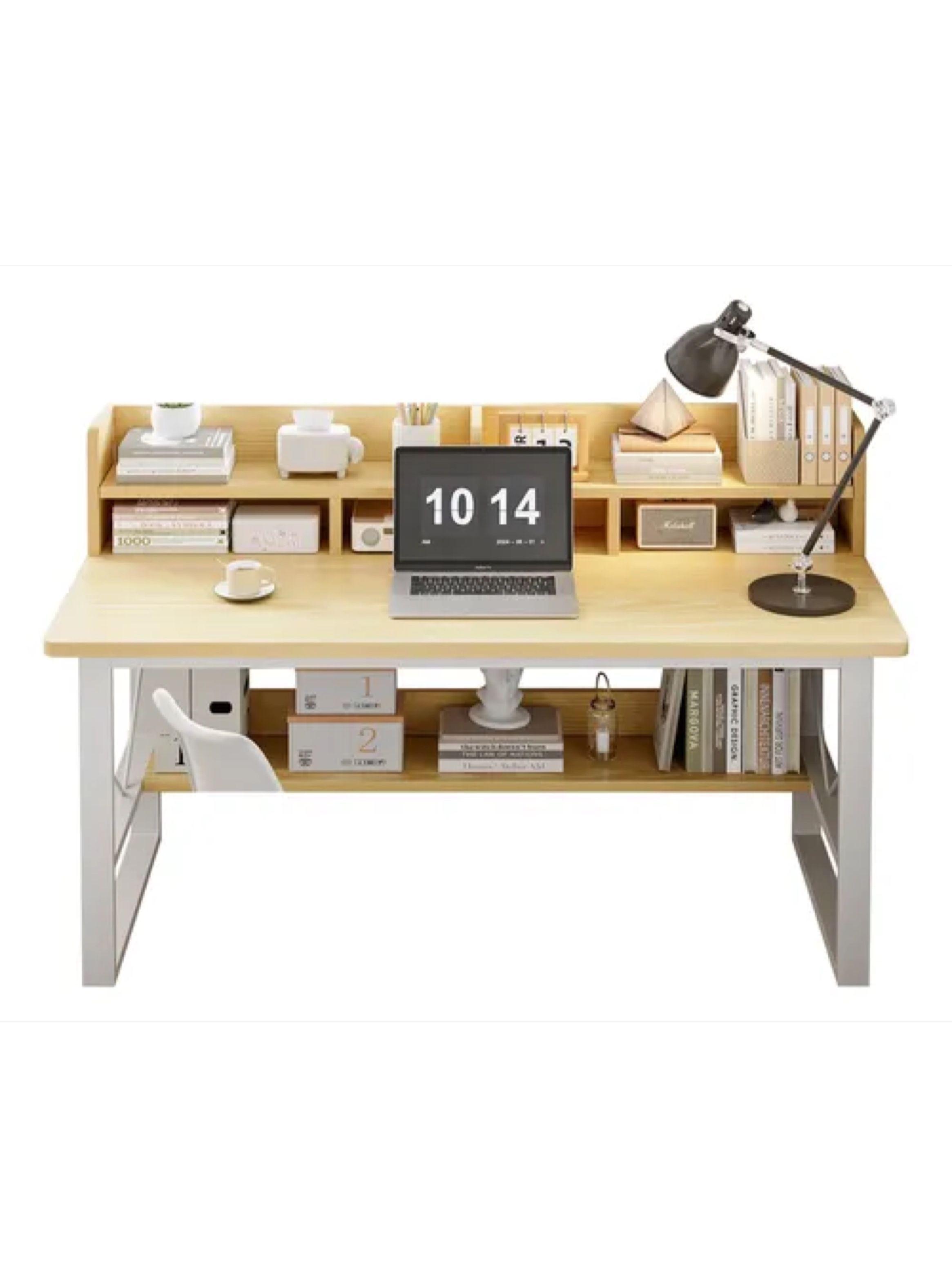 Escritorio Oficina Con Organizador Solido 120x60x103cm YN103MS-120-7
