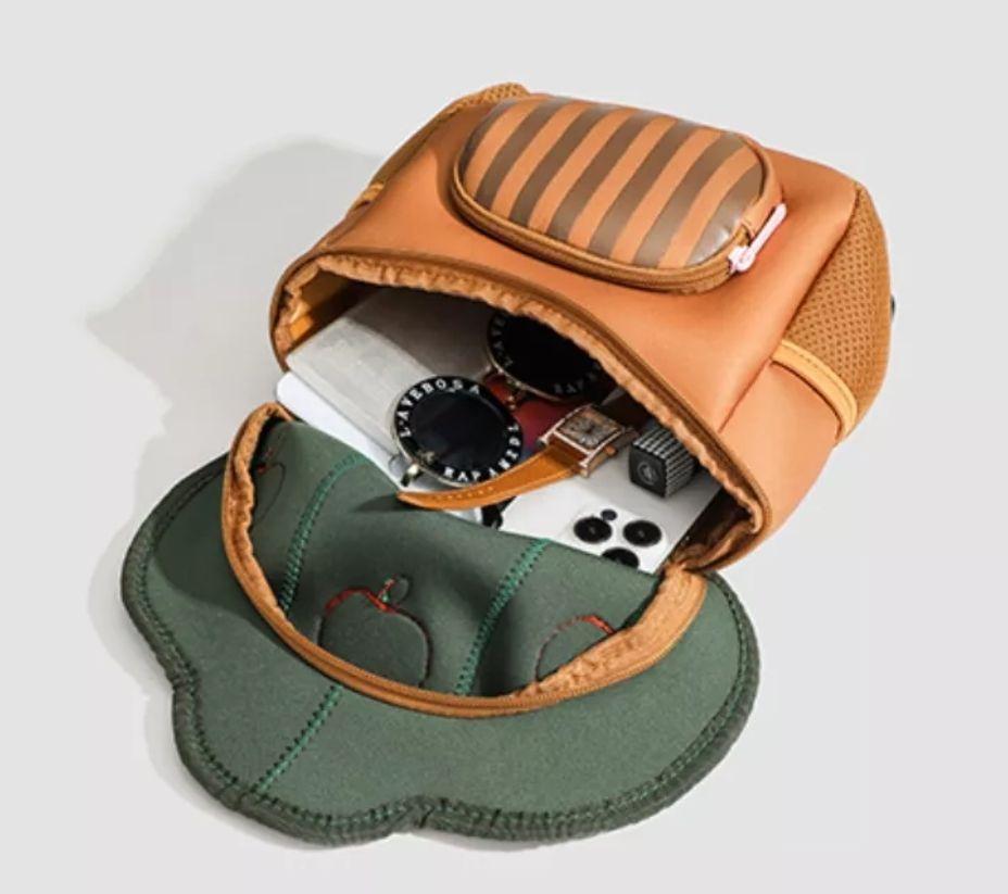 Bonita Mochila Escolar Para Niños Con Forma De Hongo, Bolsa-3