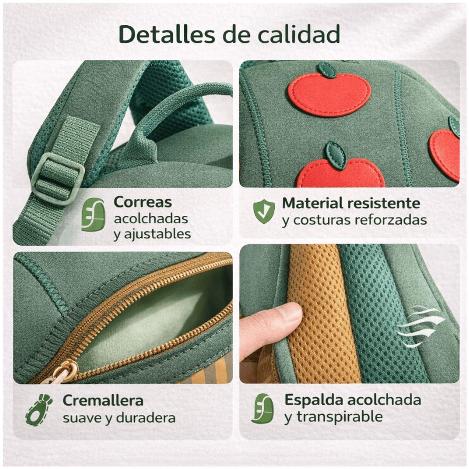 Bonita Mochila Escolar Para Niños Con Forma De Hongo, Bolsa-4