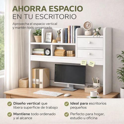 Organizador De Escritorio Multifuncional Estanteria Repisa-3