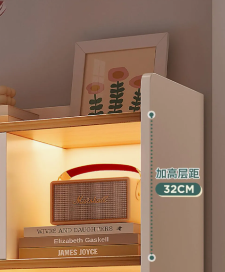 Organizador Estante Living Libro 180x50x30cm Con Patas-2