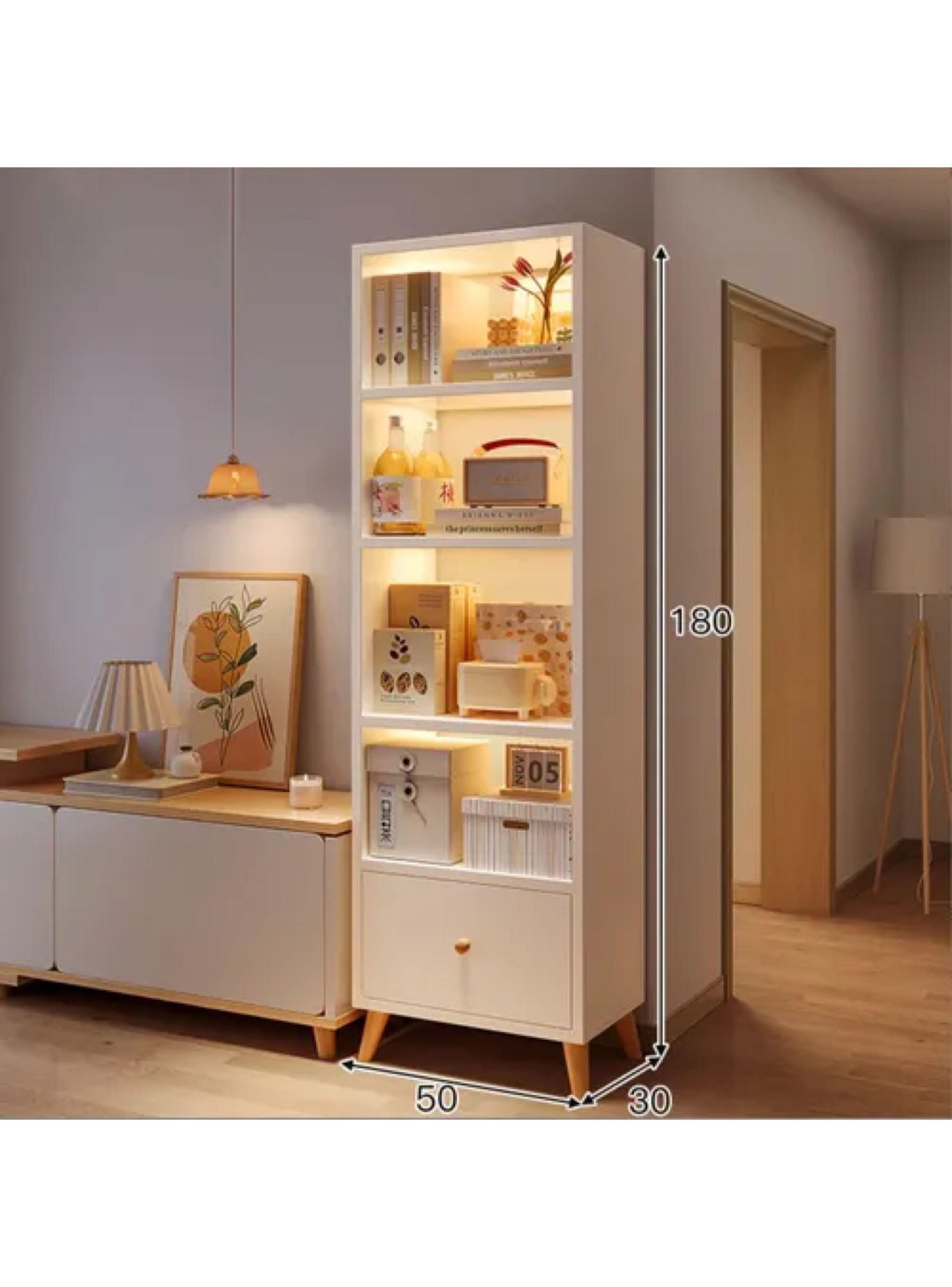 Organizador Estante Living Libro 180x50x30cm Con Patas-6