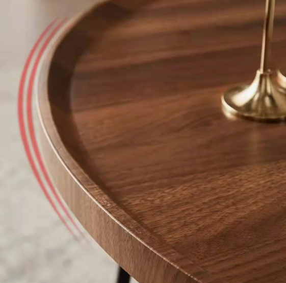 Juego Mesa De Centro Living Vanguardia Madera Nactural Jsc05-2