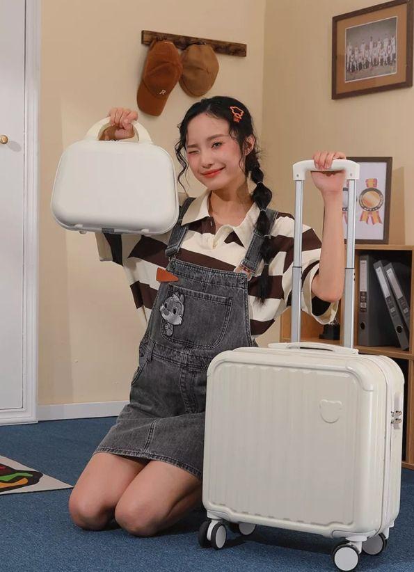 Set Maleta Cabina 18 Pulgada Con Bolso De Viaje Para Adulto-2