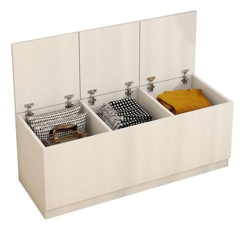 Organizador De Ropa De Madera Estante Dormitorio Bajoventana Blanco-0