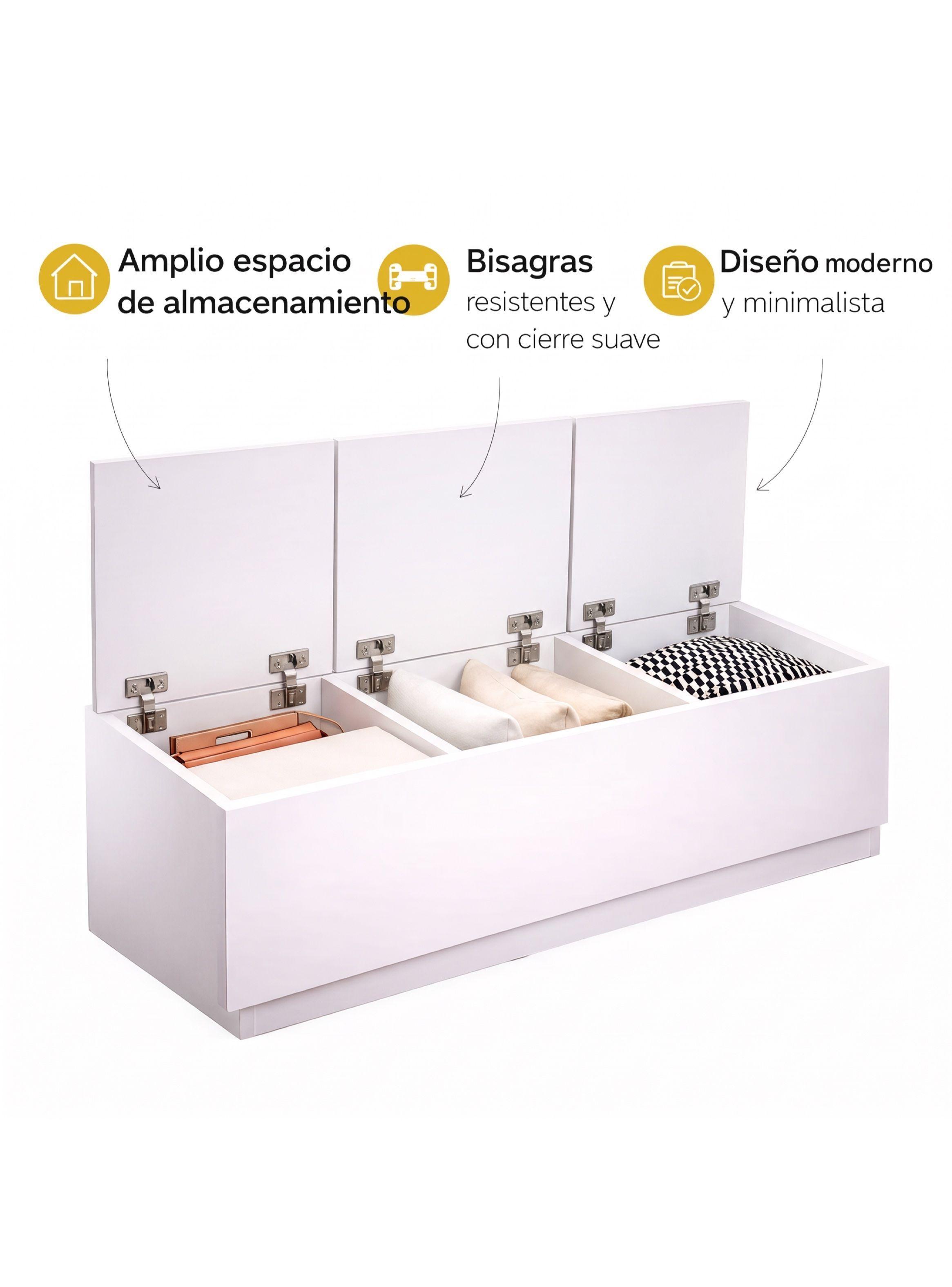 Organizador De Ropa De Madera Estante Dormitorio Bajoventana Blanco-2