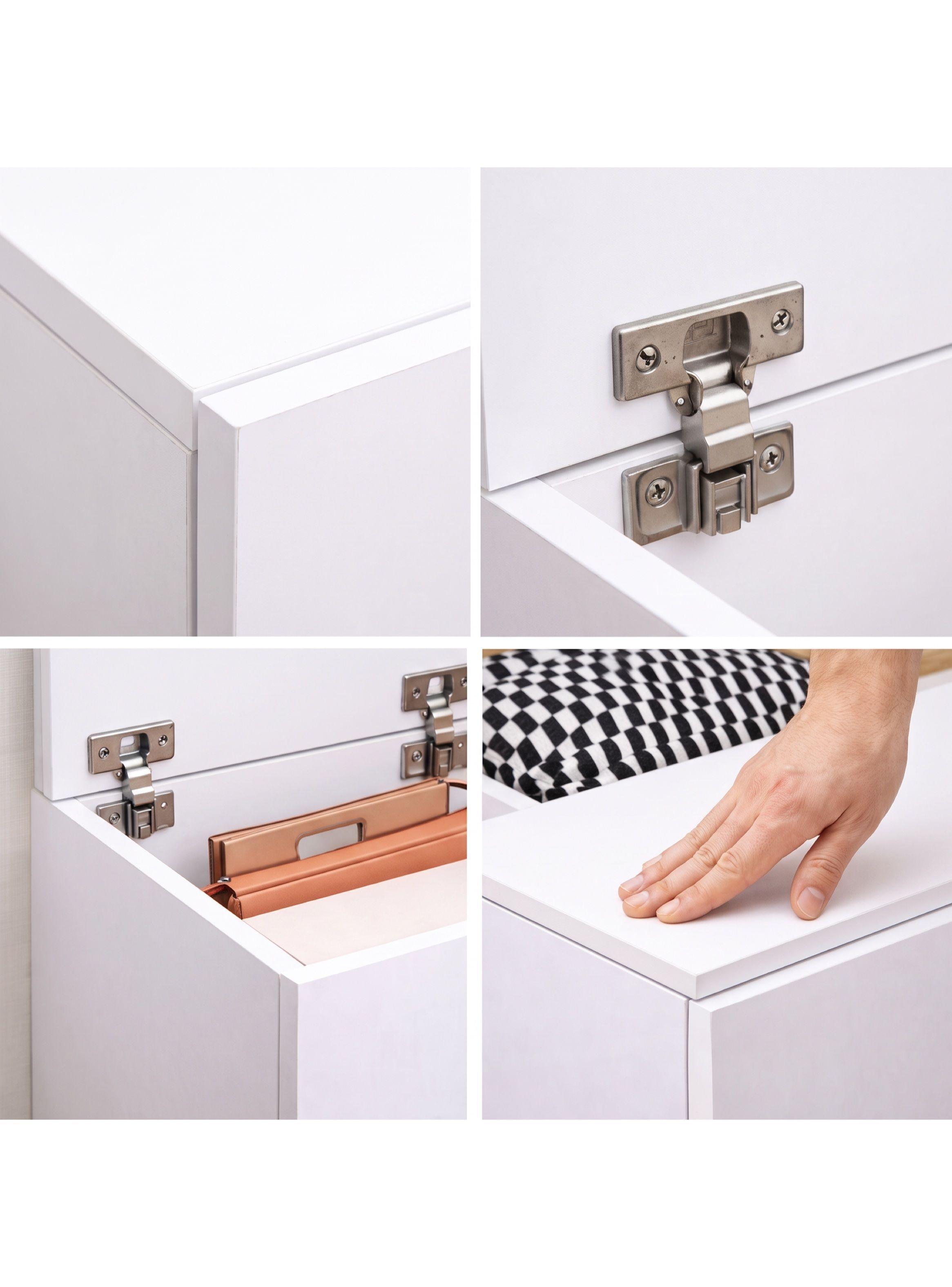 Organizador De Ropa De Madera Estante Dormitorio Bajoventana Blanco-4
