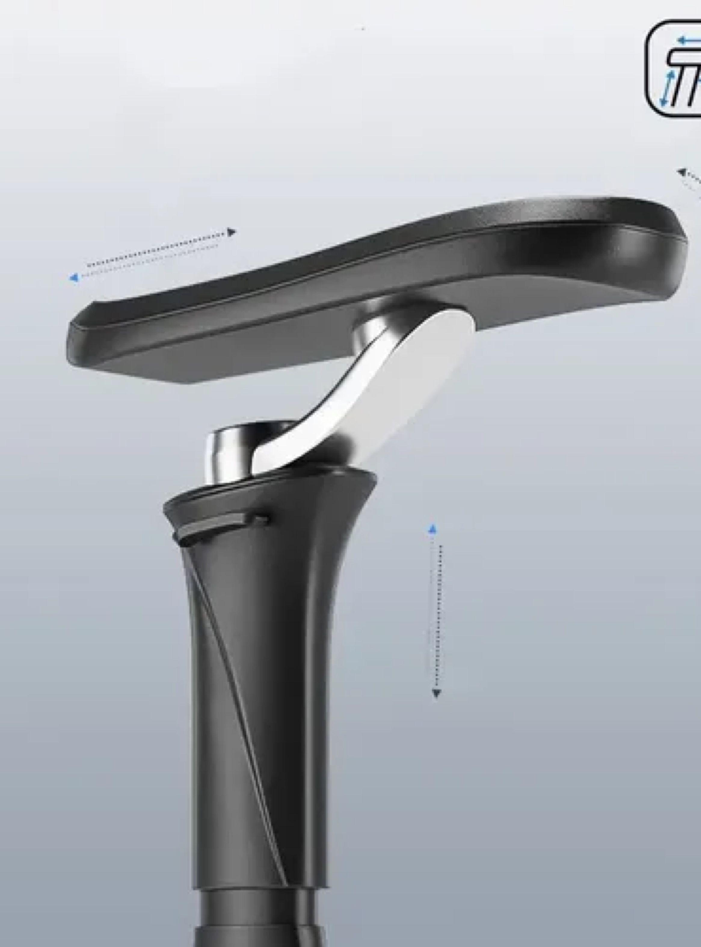 Silla De Oficina Ergonomica Pata Acero Con Airbag Lumbar SILLA E16 BLANCO-4