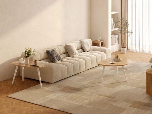 Juego Mesa De Centro Living Adriana Minimalista Convertible Madera-7