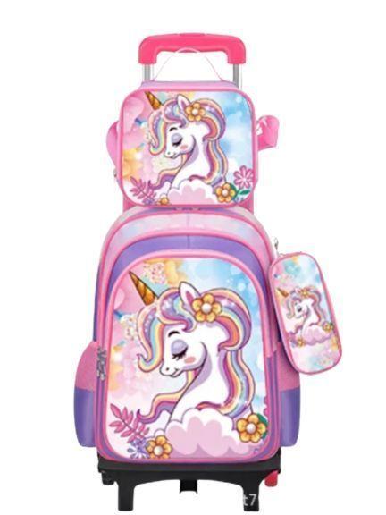 Mochila Escolar infantil Con Carrito Niños Homer Outdoor-0