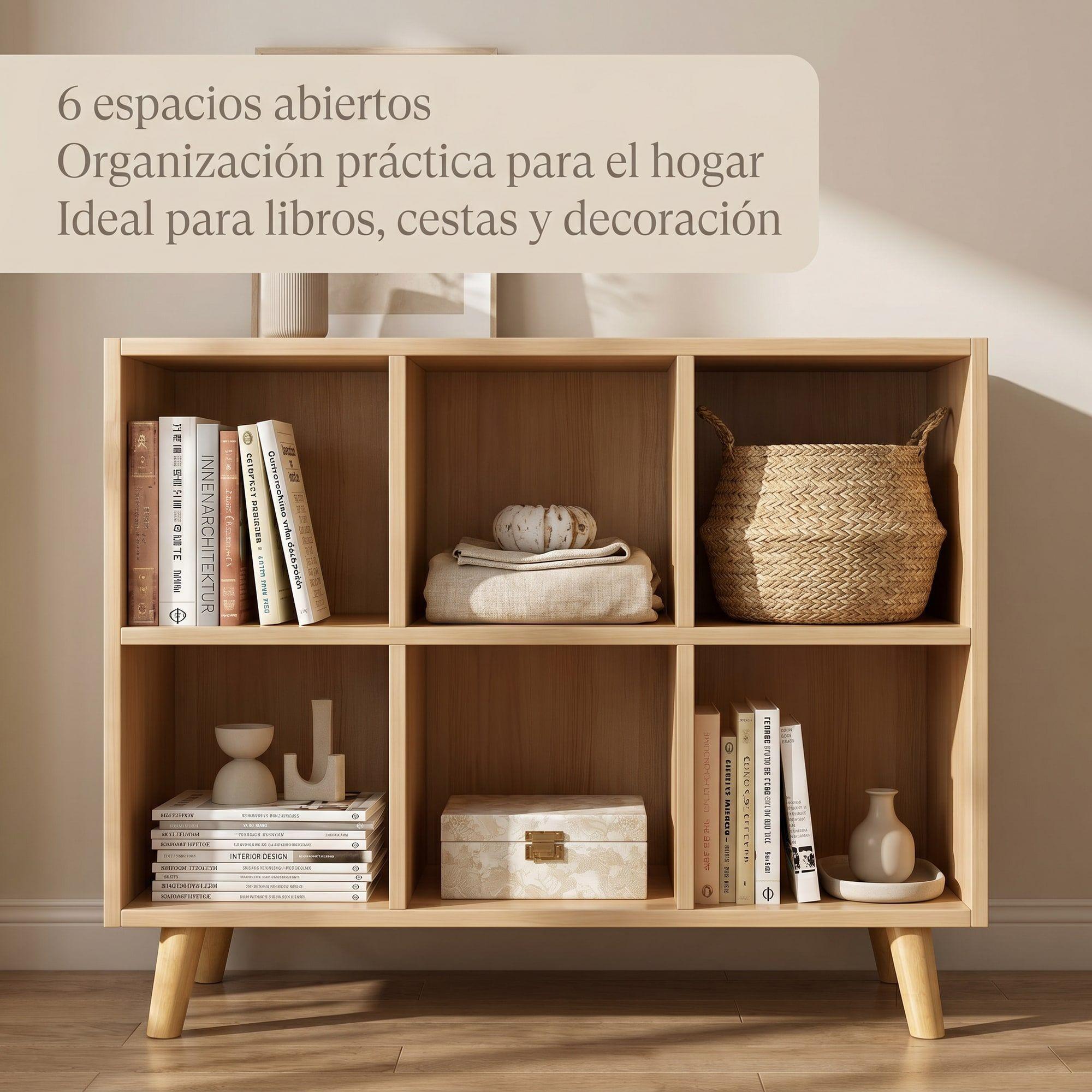 Biblioteca Homer Design Sg6309 Color Marrón De Melamina 72cm X 90cm X 30cm-7