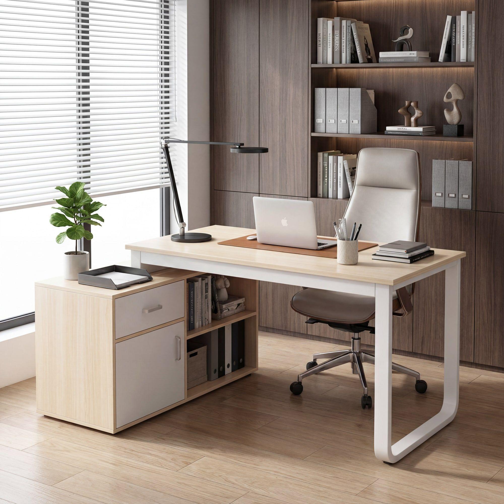 Escritorio Esquinero Forma L 120*75*50-4