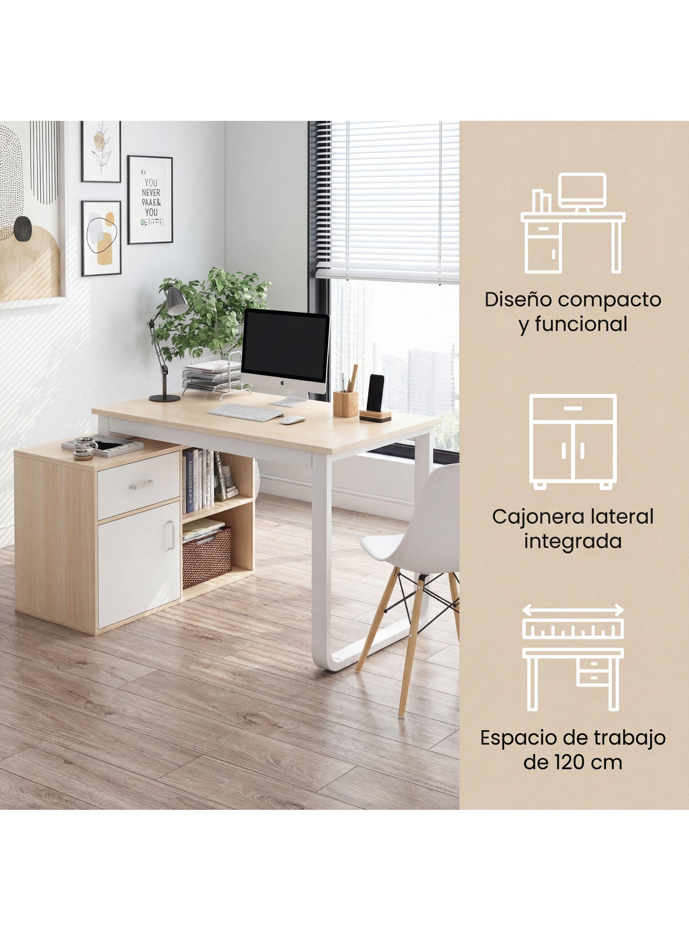 Escritorio Esquinero Forma L 120*75*50-1