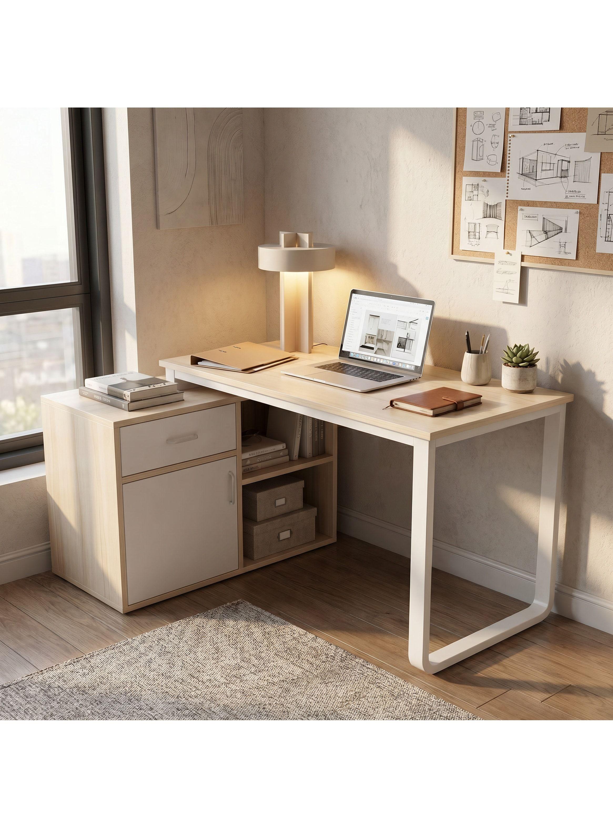 Escritorio Esquinero Forma L 120*75*50-8
