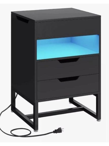 Velador Elevable Con Luz Y Echufe 2 Tiras 45x35x70cm-0