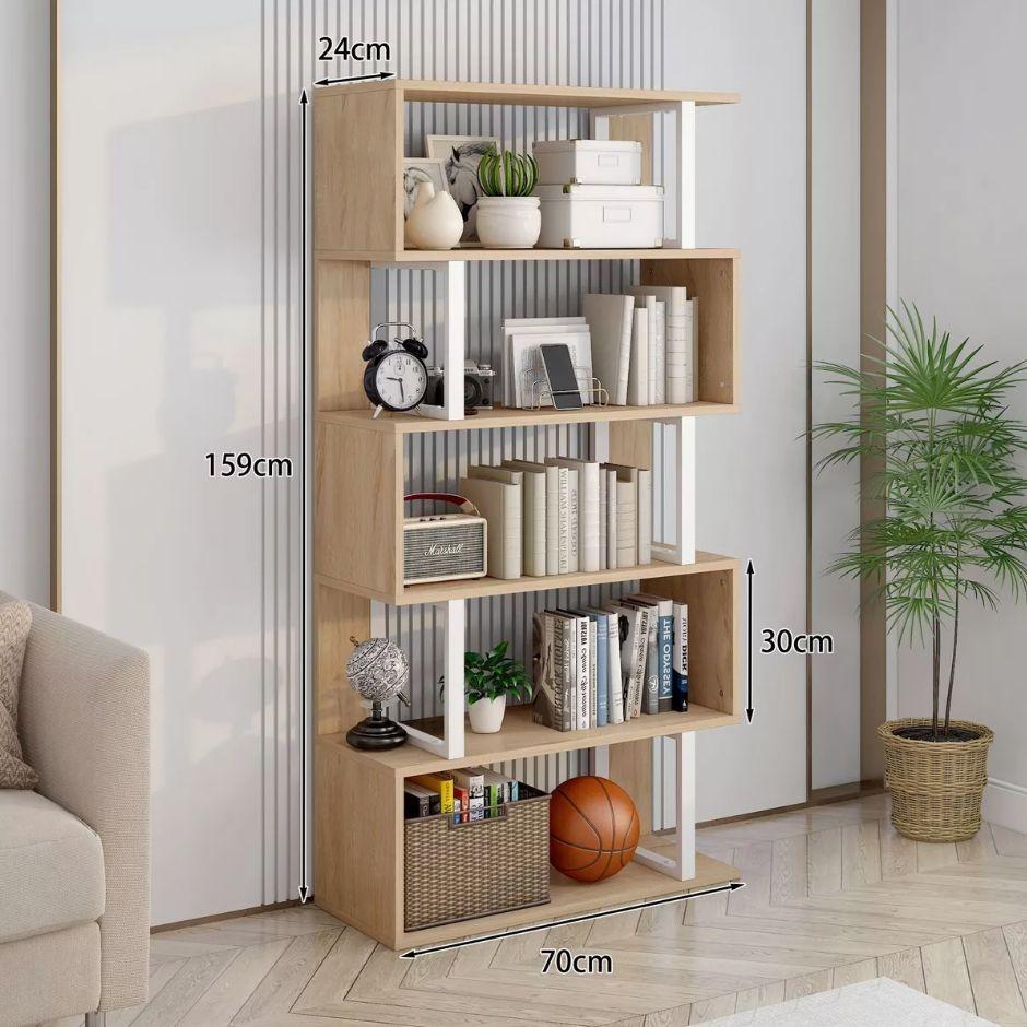 Biblioteca Giratoria Librero Organizador Libros Alto 160cm-2