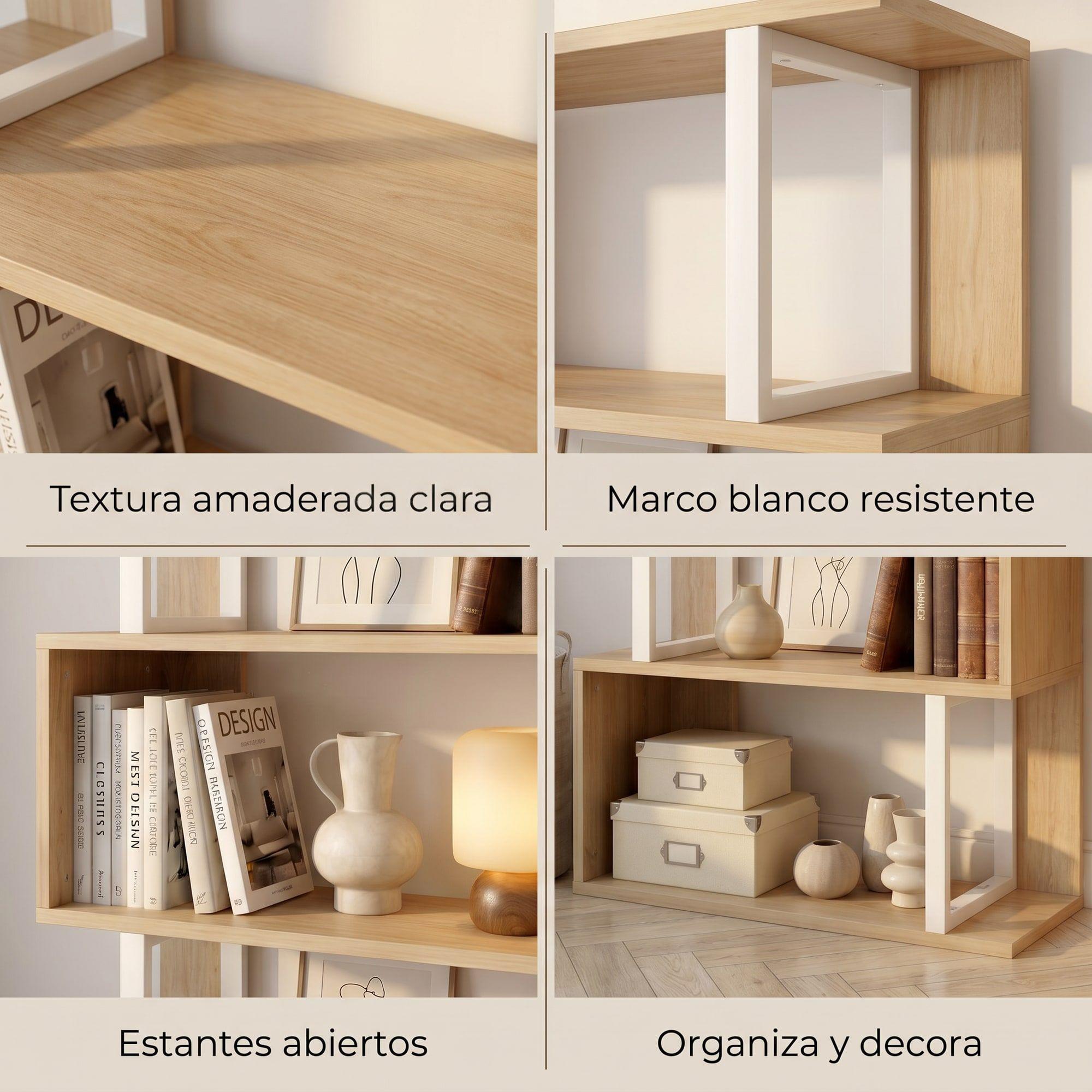 Biblioteca Giratoria Librero Organizador Libros Alto 160cm-3