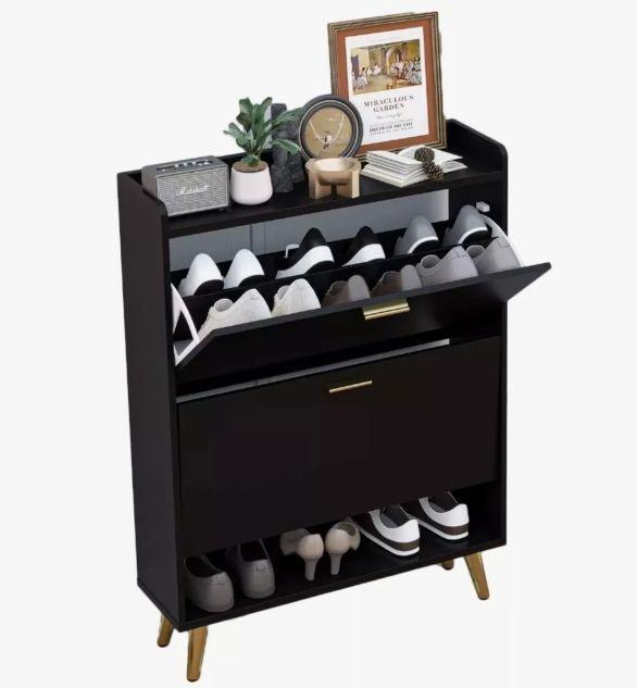 Zapatero Organizador Estante Hall Armario 112altox80x24cm-0