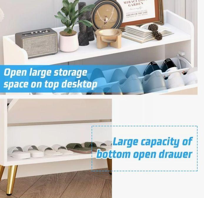 Zapatero Organizador Estante Hall Armario 112altox80x24cm-6