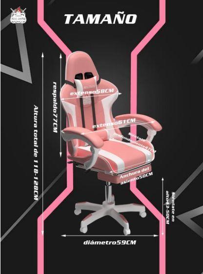 Silla Gamer Profesional Reclinable Calidad Premiun Homer-3