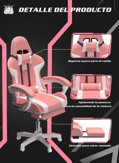 Silla Gamer Profesional Reclinable Calidad Premiun Homer-4