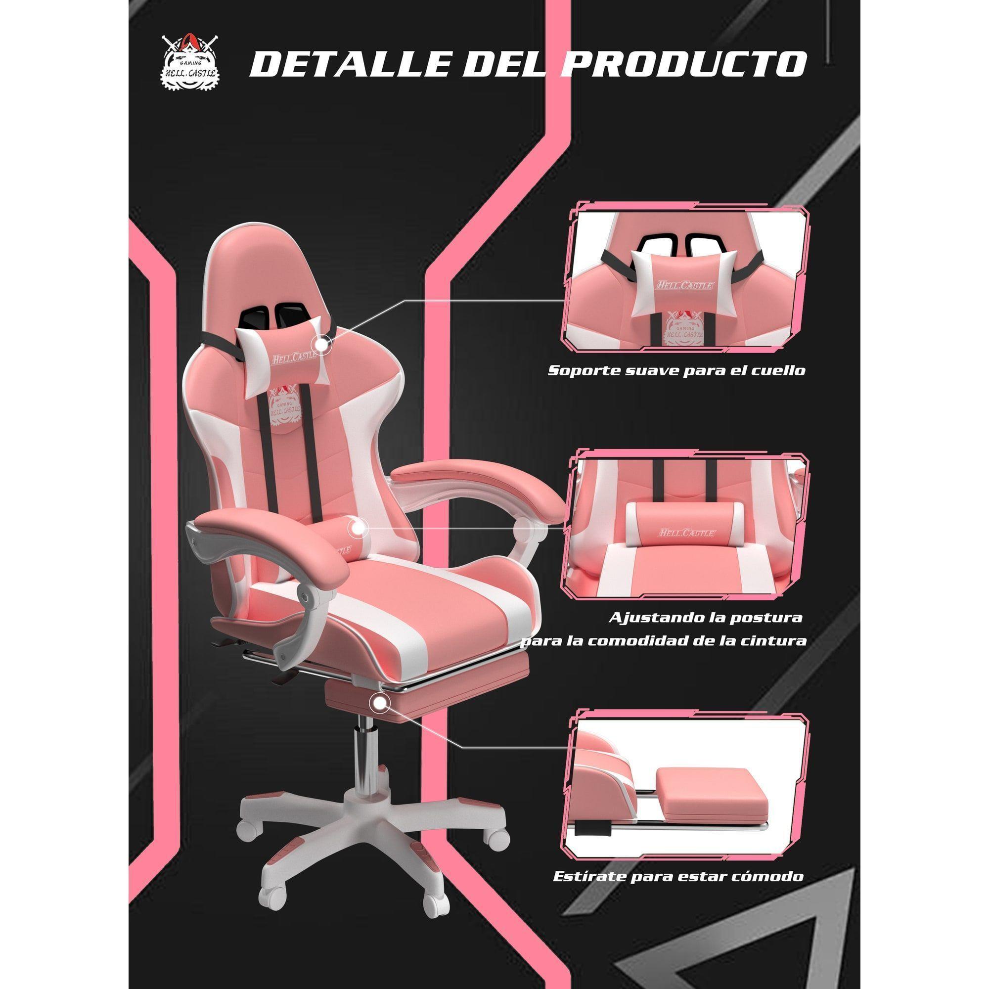 Silla Gamer Profesional Reclinable Calidad Premiun Homer-4
