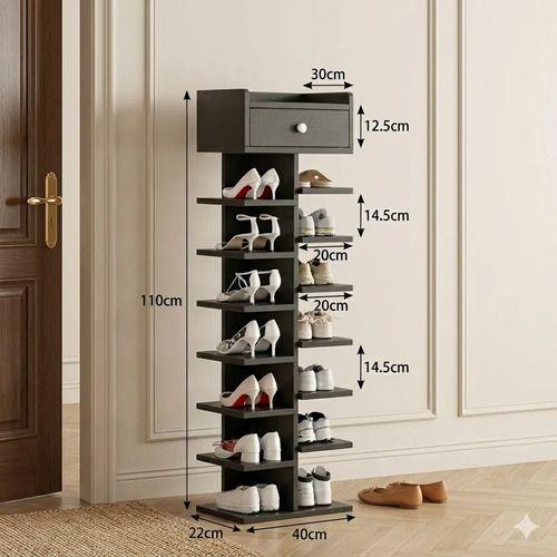 Zapatero Organizador Estante Zapatos 14 Pcs Hall Armario-3