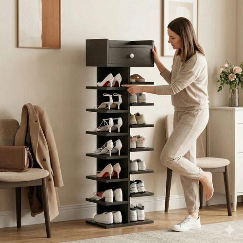 Zapatero Organizador Estante Zapatos 14 Pcs Hall Armario-6