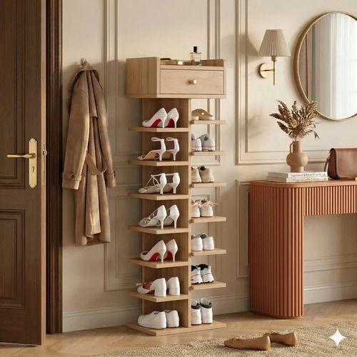 Zapatero Organizador Estante Zapatos 14 Pcs Hall Armario-0