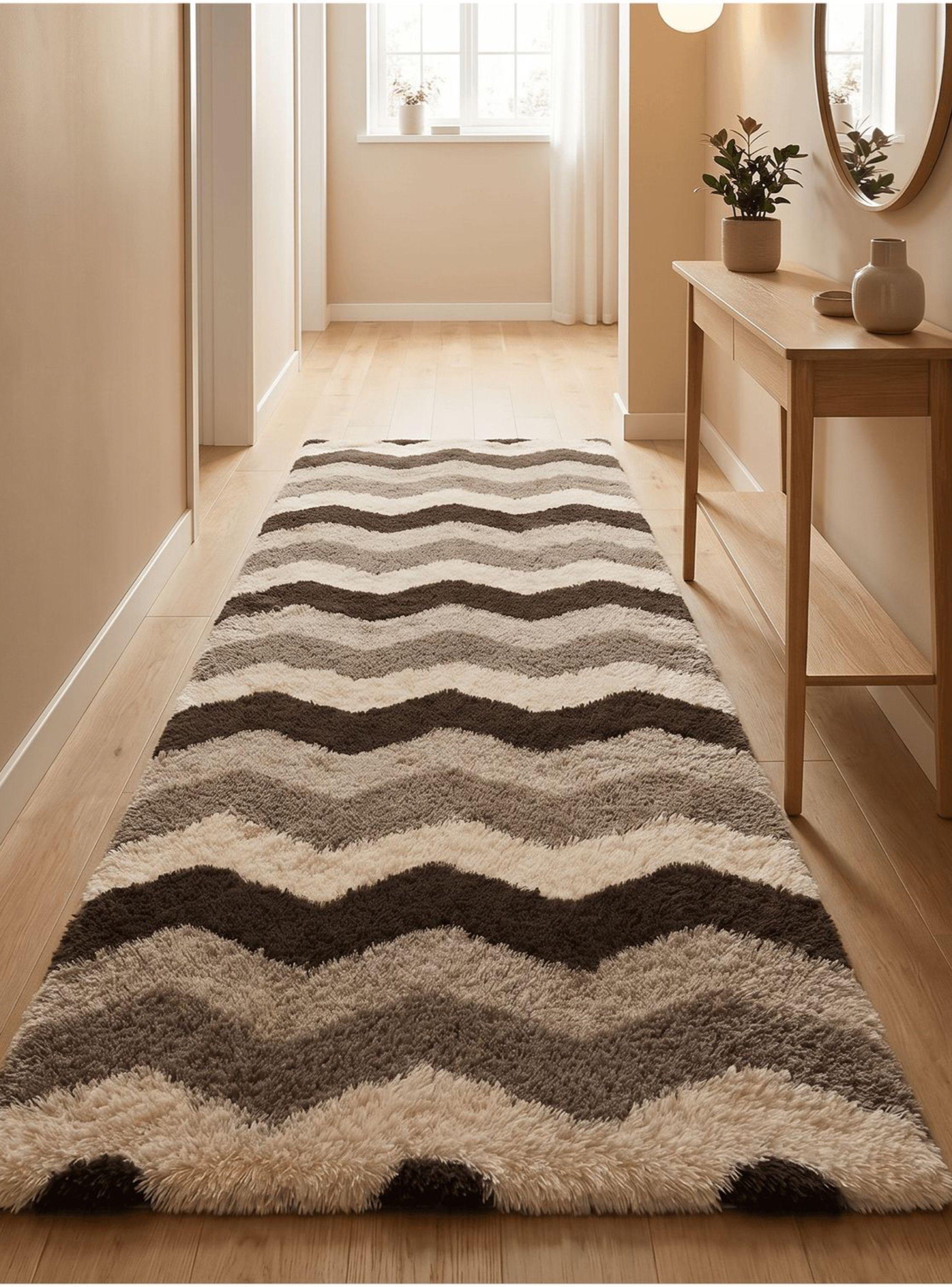 Bajada De Cama Peluda Alfombra 60x160 Cm Homer Design 60*160cm ola-6