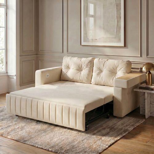 Sofa Cama 2 Cuerpo Alcenamiento Cama 1.5 Plazas Con Cargador-0