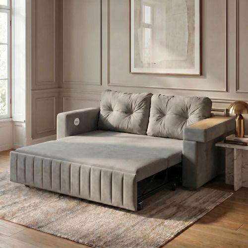 Sofa Cama 2 Cuerpo Alcenamiento Cama 1.5 Plazas Con Cargador-2