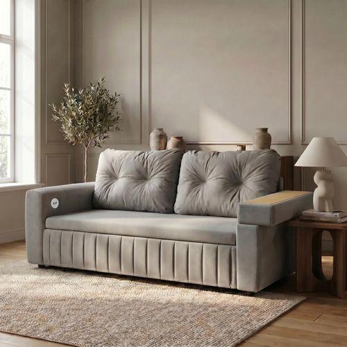 Sofa Cama 2 Cuerpo Alcenamiento Cama 1.5 Plazas Con Cargador-3