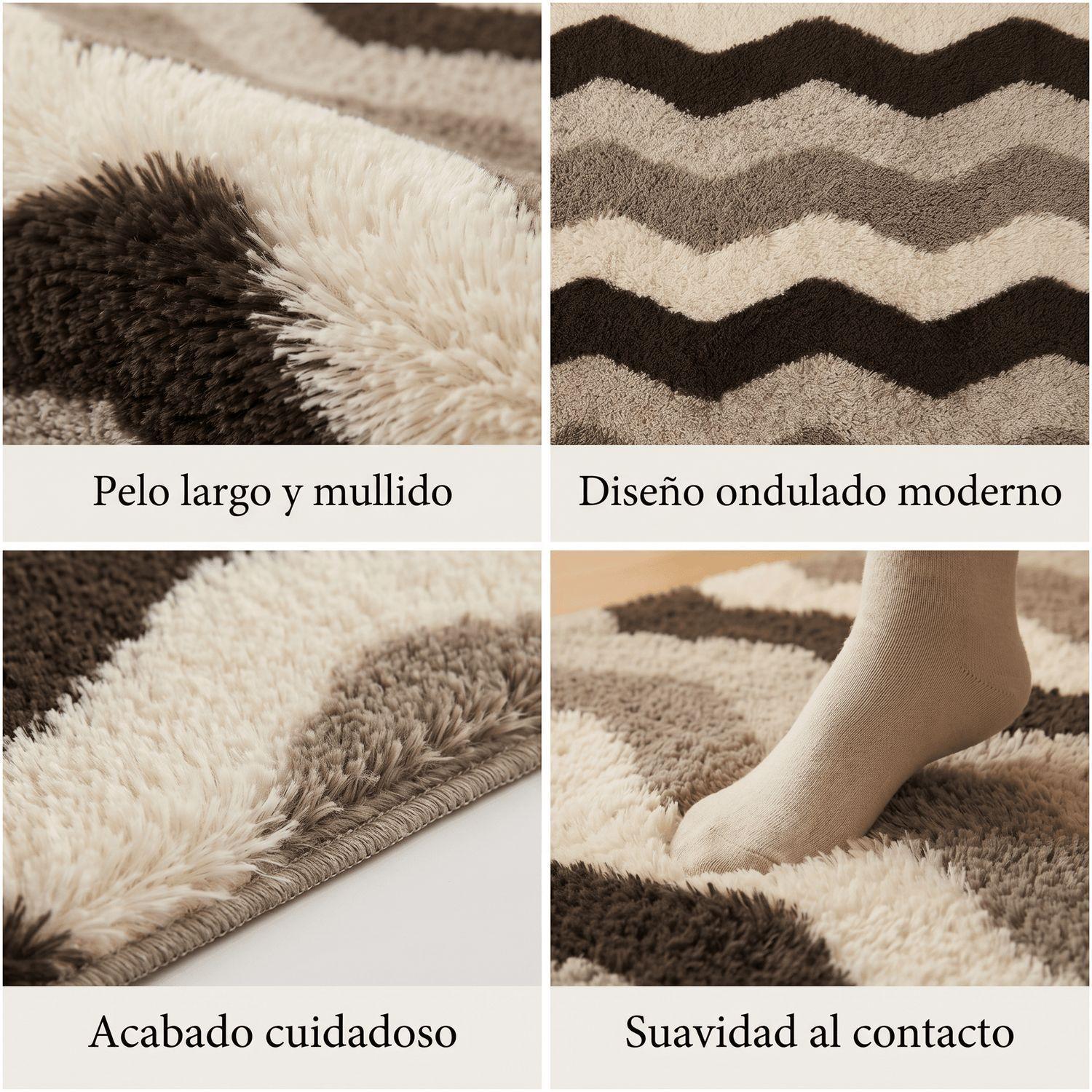 Alfombra Peluda Super Suave 180x200cm-3