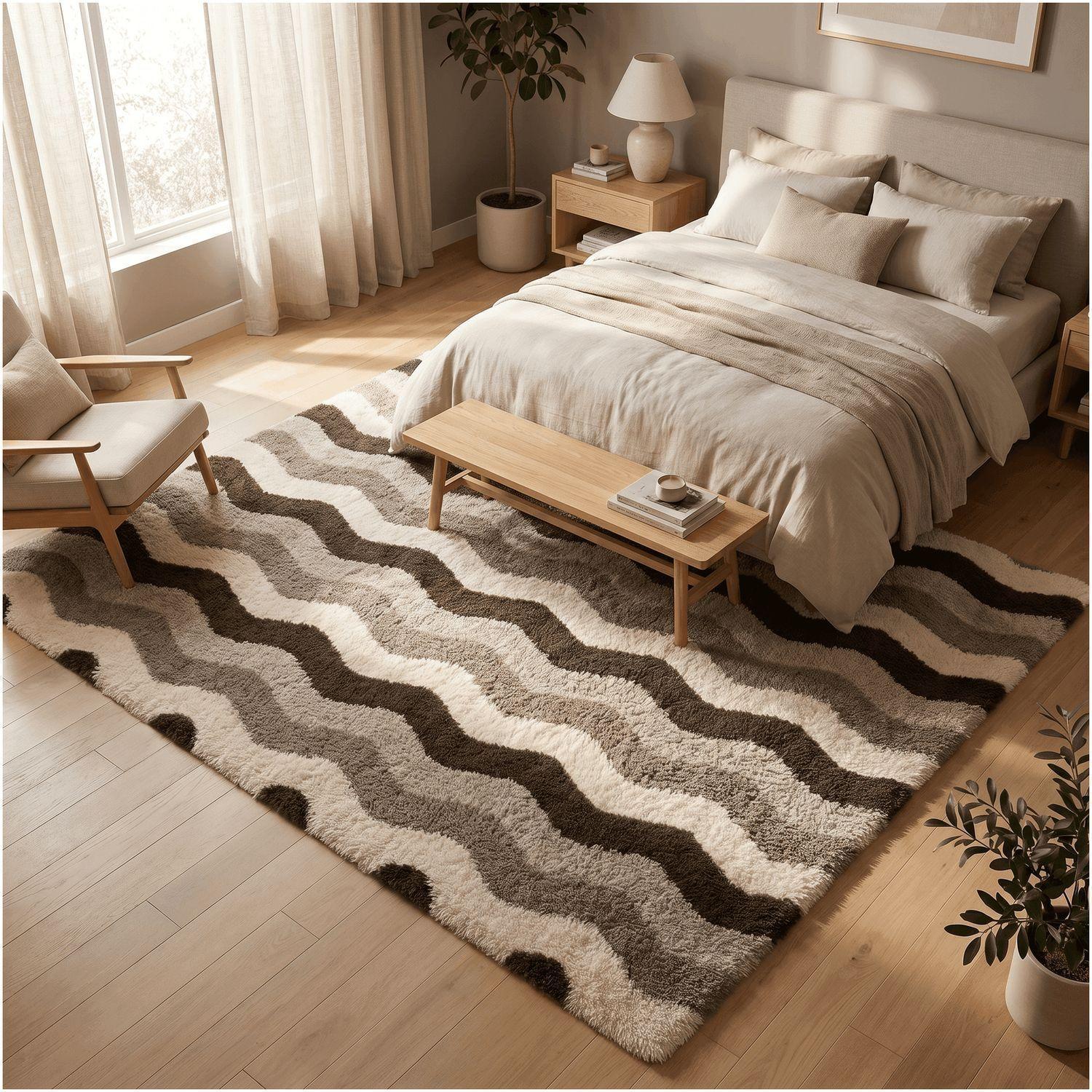 Alfombra Peluda Super Suave 180x200cm-6