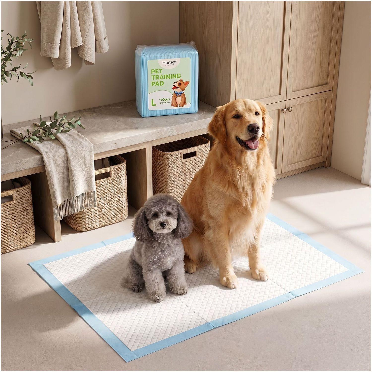 40 pañales tipo sabanillas mascotas perro gato 60x60 cm-6