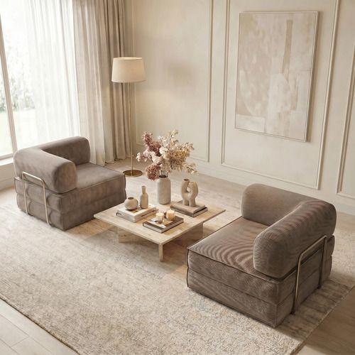 Sofa Cama King Modular 3 En 1 Convertible Alta Tencidad Gris Marrón-2