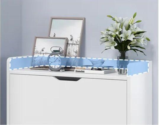 Zapatero Organizador Estante Hall Armario 110 Altox100x17cm Blanca Homer Design-4