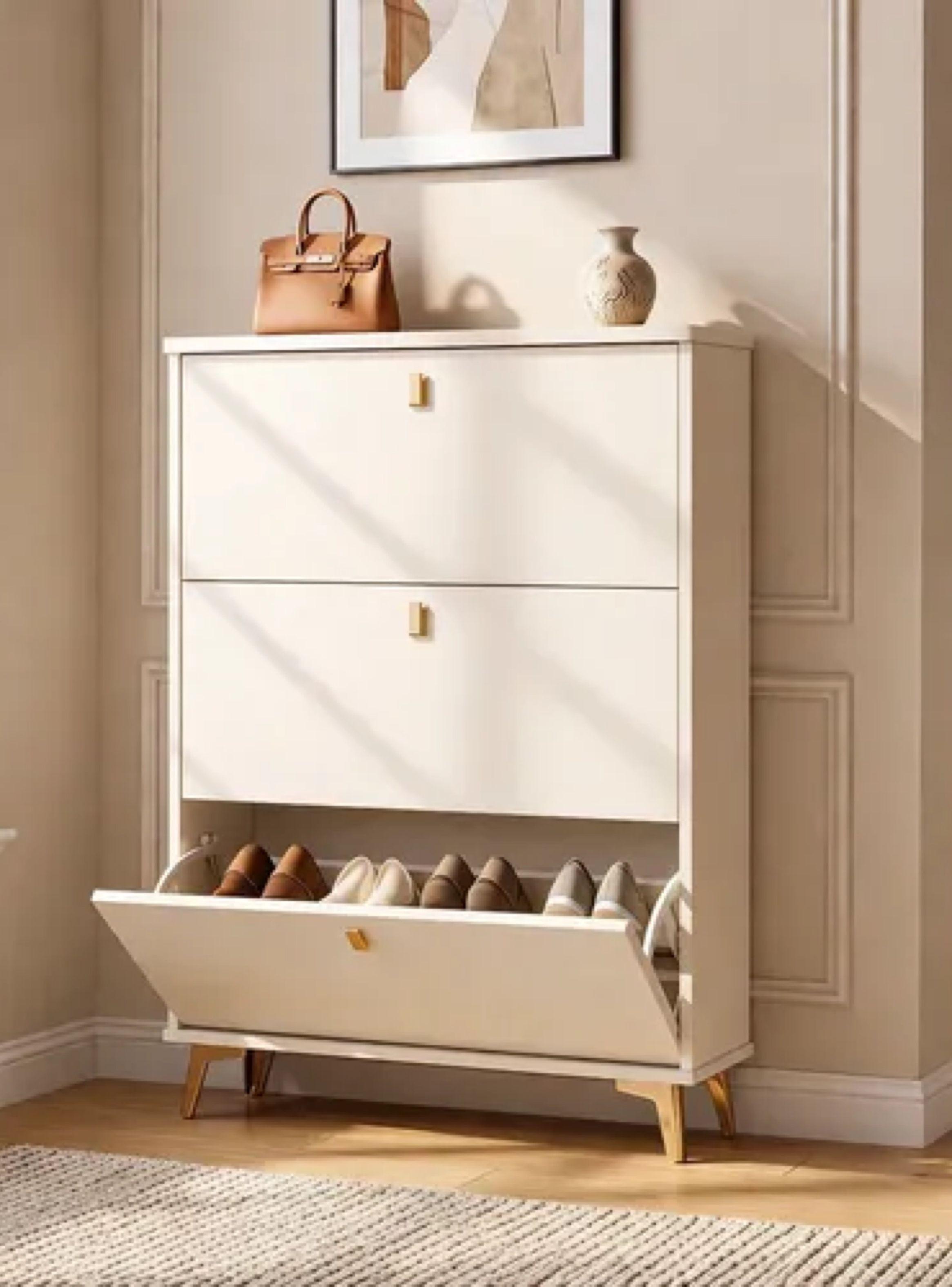 Zapatero Organizador Estante Hall Armario 110 Altox100x17cm Blanca Homer Design-0